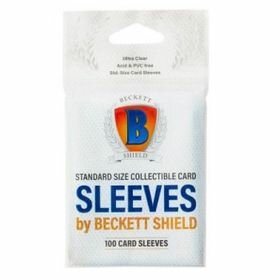 Standard Size Collectible Card Sleeves (Beckett Shield)