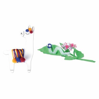 Lena Creatief Knutselkoffer Blauw (400 pcs)