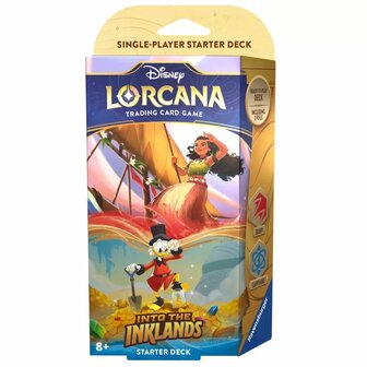 Disney Lorcana TCG - Into the Inklands - Starter Deck Vaiana &amp; Dagobert