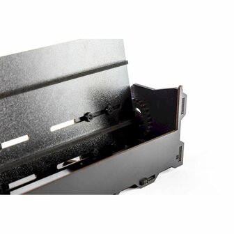 Black Paint Rack: Top Tablet Houder