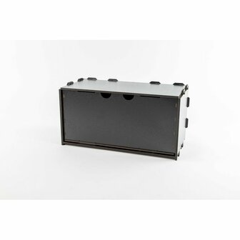 Black Paint Rack: Middenstuk (Ladekastje met &eacute;&eacute;n grote lade)