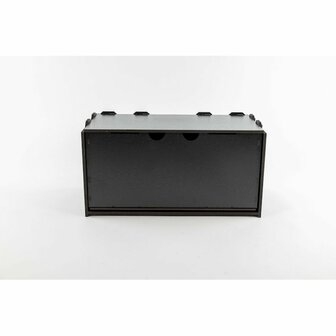 Black Paint Rack: Middenstuk (Ladekastje met &eacute;&eacute;n grote lade)