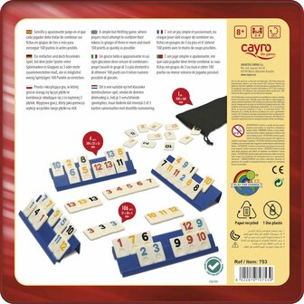 Rummi 4 Spelers - Metalen Doos