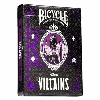 Playing Cards: Disney Villains Purple (Bicycle)