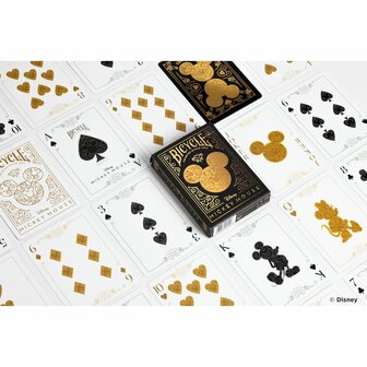 Playing Cards: Disney Mickey Black/Gold (Bicycle)