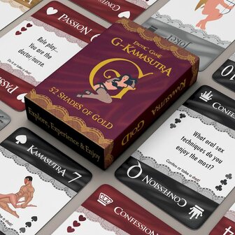 G-Kamasutra Cards &ndash; Erotische speelkaarten voor volwassenen (Mad Party Games)