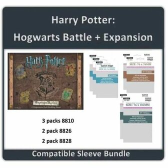 Harry Potter: Hogwarts Battle + Expansions Compatible Sleeve Bundle