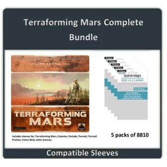 Terraforming Mars Complete Compatible Sleeve Bundle