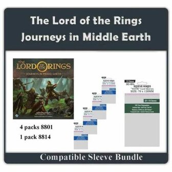 The Lord of the Rings: Journeys in Middle-earth Complete Compatible Sleeve Bundle