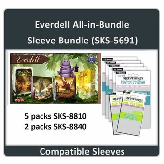Everdell All-in Compatible Sleeve Bundle
