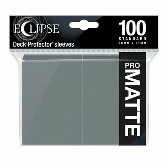 Ultra Pro Eclipse PRO-Matte Sleeves: Standaard Smoke Grey (66x91mm) - 100 stuks