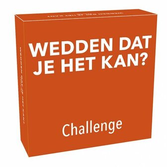 Wedden dat je het kan? Challenge