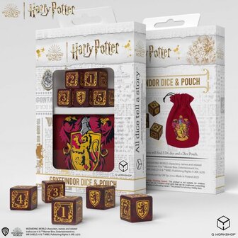 Gryffindor Dice &amp; Pouch