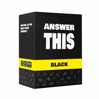 Answer This - Black XXX