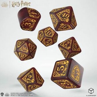 Gryffindor Modern Dice Set (Red)