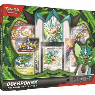 Pok&eacute;mon Ogerpon ex Premium Collection Box | Exclusieve Kaarten &amp; Accessoires