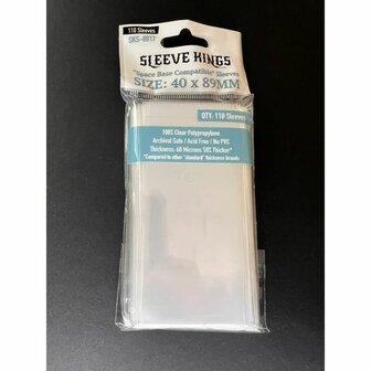 Space Base Compatible Card Sleeves 8817 (40x89mm) | Sleeve Kings | 110 Pack