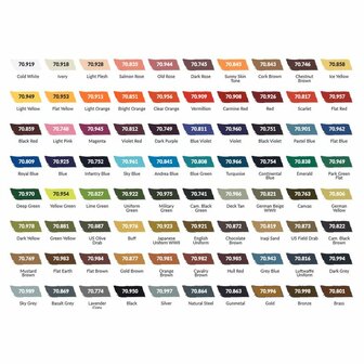 Vallejo Model Color: Combination Case &ndash; Complete Acrylverfkoffer voor Modelbouw voor Modelbouw