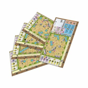 Ark Nova Dierentuinplattegronden Set 2 - Uitbreiding - White Goblin Games