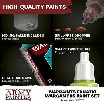 Warpaints Fanatic: Wargamers Paint Set - Complete Verfset van The Army Painter