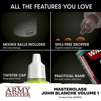 Masterclass: John Blanche Volume 1 Paint Set - Premium acrylverfset van The Army Painter