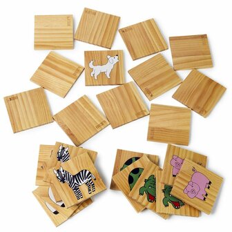 Giant Memory XXL &ndash; Groot Geheugenspel | FSC Hout | Voor Binnen &amp; Buiten