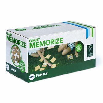 Giant Memory XXL &ndash; Groot Geheugenspel | FSC Hout | Voor Binnen &amp; Buiten