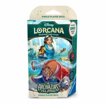Disney Lorcana TCG &ndash; Archazia&#039;s Island Starter Deck Belle &amp; The Beast | Ravensburger (Engelse versie)