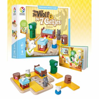 De Wolf en de 7 Geitjes Deluxe (van 3 tot 7 jaar) | Denkspel | SmartGames​