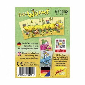 Das Wurmt | Kaartspel uit de Regenwormen-reeks | Zoch Verlag