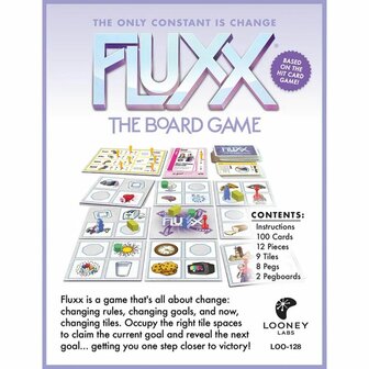 Fluxx: The Board Game &ndash; Strategisch Bordspel met Veranderende Regels &ndash; Looney Labs​