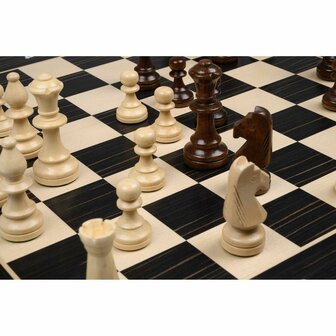 Luxe Toernooi Schaakset &ndash; Houten Bord en Staunton Stukken &ndash; Philos 2515​