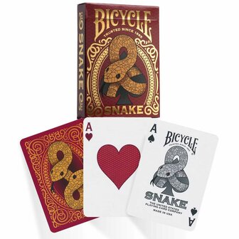 Bicycle Snake Pokerkaarten &ndash; Jaar van de Slang &ndash; Limited Edition​