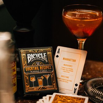 Playing Cards: Bicycle Cocktail Recipes Pokerkaarten &ndash; 52 Unieke Cocktailrecepten​