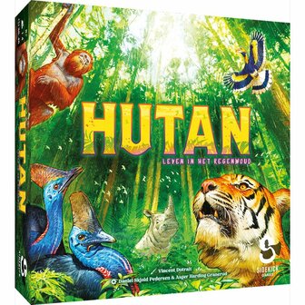 HUTAN: Leven in het Regenwoud &ndash; Strategisch Bordspel van Sidekick Games​