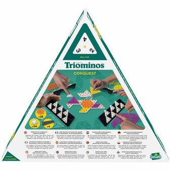 Triominos Conquest &ndash; Strategisch Tegellegspel van Goliath​