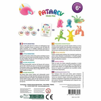 Patarev Kleine Monsters &ndash; Boetseerklei-set van SentoSph&egrave;re​