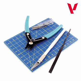 Vallejo Plastic Modelling Tool Set (T11001) &ndash; Complete gereedschapsset voor modelbouw