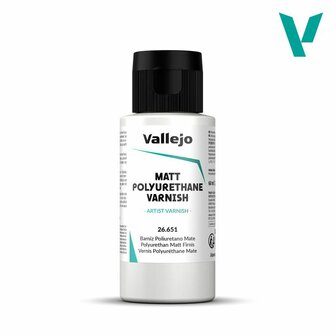 Vallejo Matte Acrylic-Polyurethane Varnish (60 ml) &ndash; Duurzame matte afwerking voor modelbouw