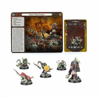 Warhammer Underworlds: Borgit&#039;s Beastgrabbaz &ndash; Gloomspite Gitz Warband Expansion