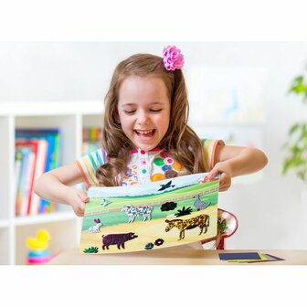 Foil Fun De Dierenwereld (4+) &ndash; Creatieve Knutselset van Megableu