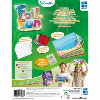 Foil Fun De Dierenwereld (4+) &ndash; Creatieve Knutselset van Megableu
