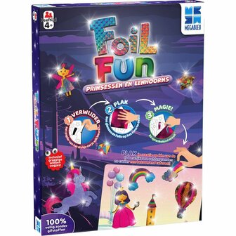 Foil Fun Prinsessen en Eenhoorns (4+) &ndash; Creatieve Knutselset van Megableu