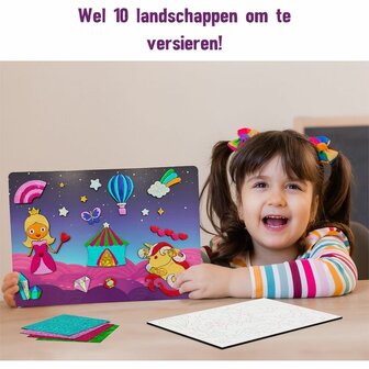 Foil Fun Prinsessen en Eenhoorns (4+) &ndash; Creatieve Knutselset van Megableu