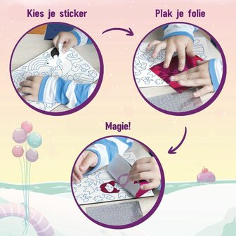 Foil Fun Prinsessen en Eenhoorns (4+) &ndash; Creatieve Knutselset van Megableu