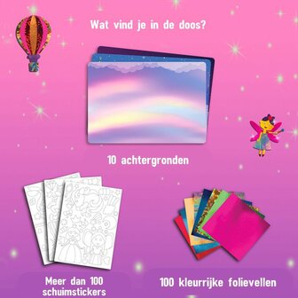 Foil Fun Prinsessen en Eenhoorns (4+) &ndash; Creatieve Knutselset van Megableu
