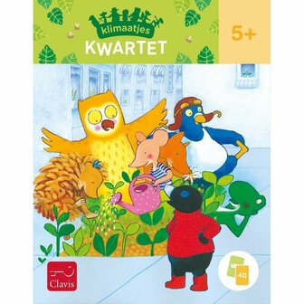 Klimaatjes Kwartet kaartspel van Clavis &ndash; Educatief spel voor kinderen vanaf 5 jaar