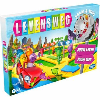 Levensweg bordspel van Hasbro &ndash; Klassiek familiespel voor 2&ndash;4 spelers vanaf 8 jaar