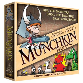Munchkin Deluxe humoristisch fantasie kaartspel  van Steve Jackson Games