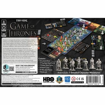 Tiny Epic Game of Thrones &ndash; strategisch bordspel van Gamelyn Games | compact &amp; episch